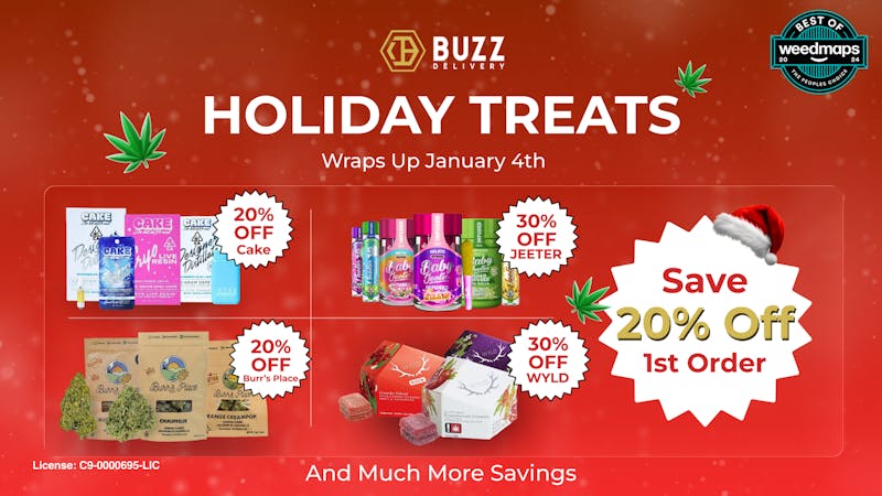 Buzz Delivery - San Francisco* Valid Until January 4th - New Year Sales