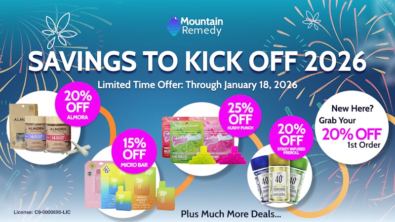 Mountain Remedy - Danville New Year's Savings - Valid Until January 18th