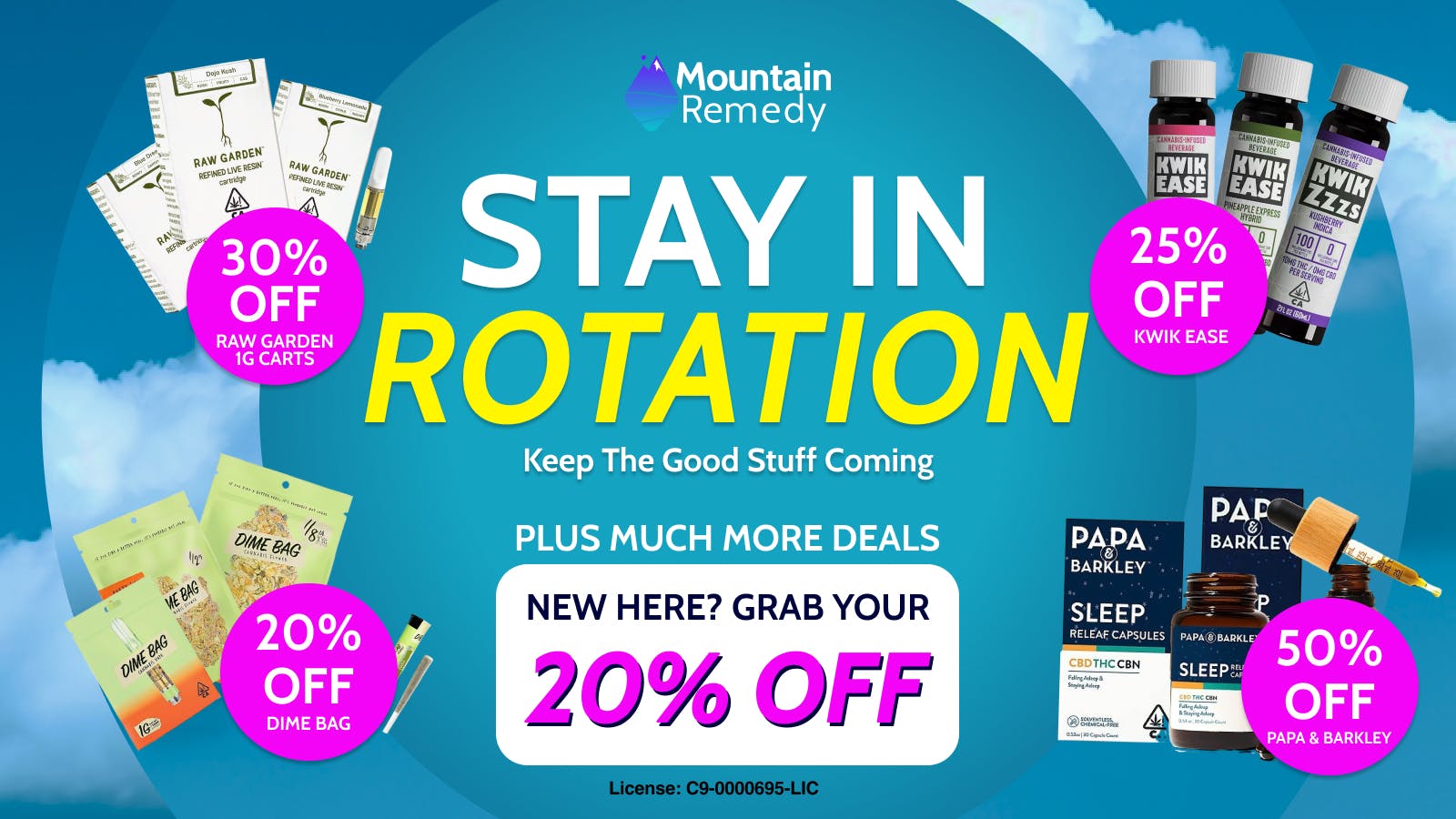 Mountain Remedy - San Mateo Brand New Deals - Valid Until February 15th