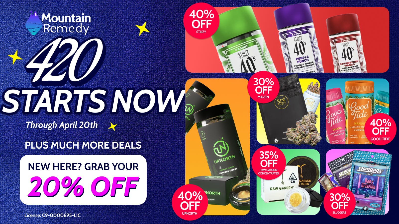 Mountain Remedy - Danville 420 Starts Now - Valid Until April 20th