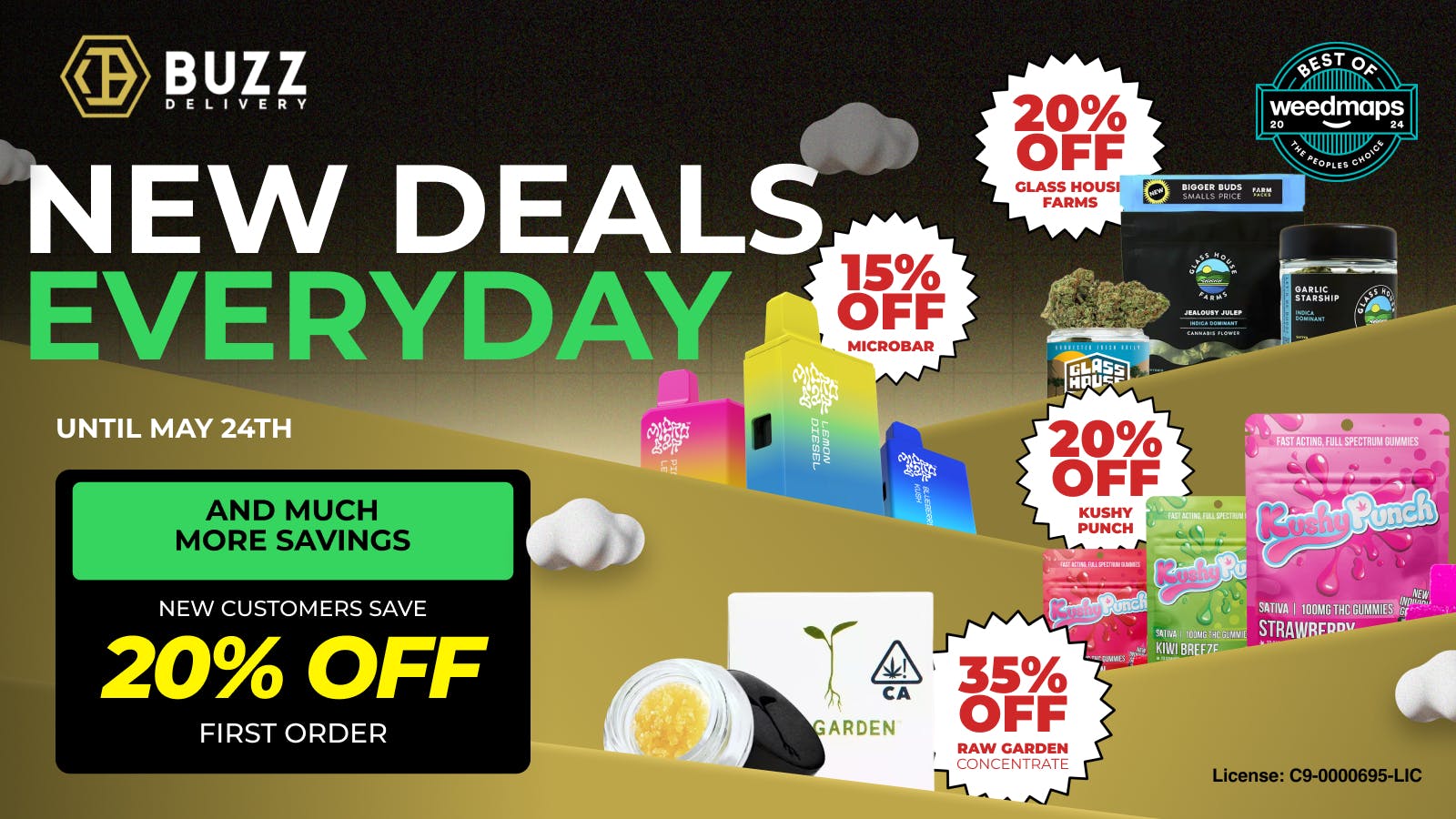 Buzz Delivery - Hayward / Castro Valley Valid Until May 24th - New Deals Everyday