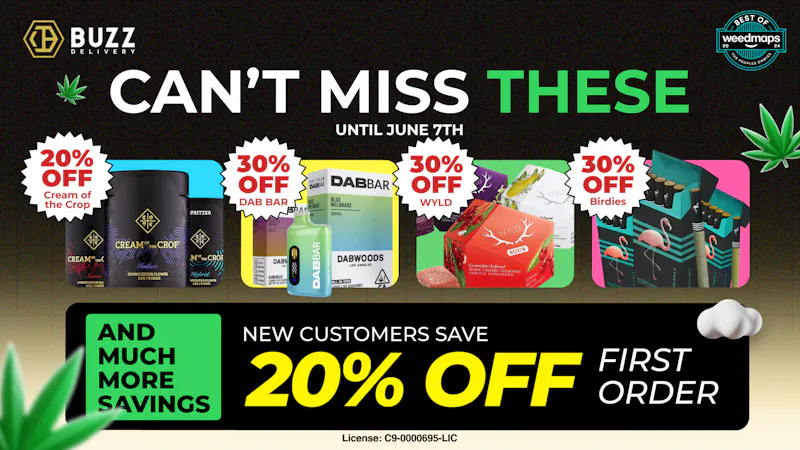 Buzz Delivery - Mountain View / Palo Alto Valid Until June 7th - Limited Time Deals