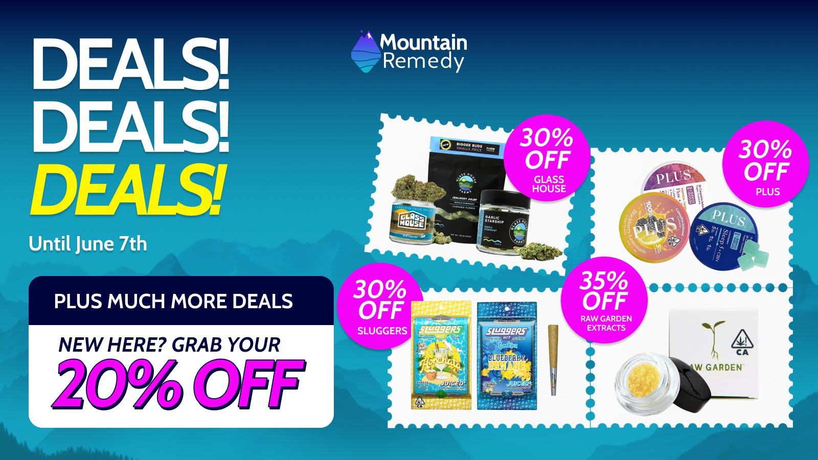 Mountain Remedy - Mountain View Fresh New Deals - Valid Until June 7th
