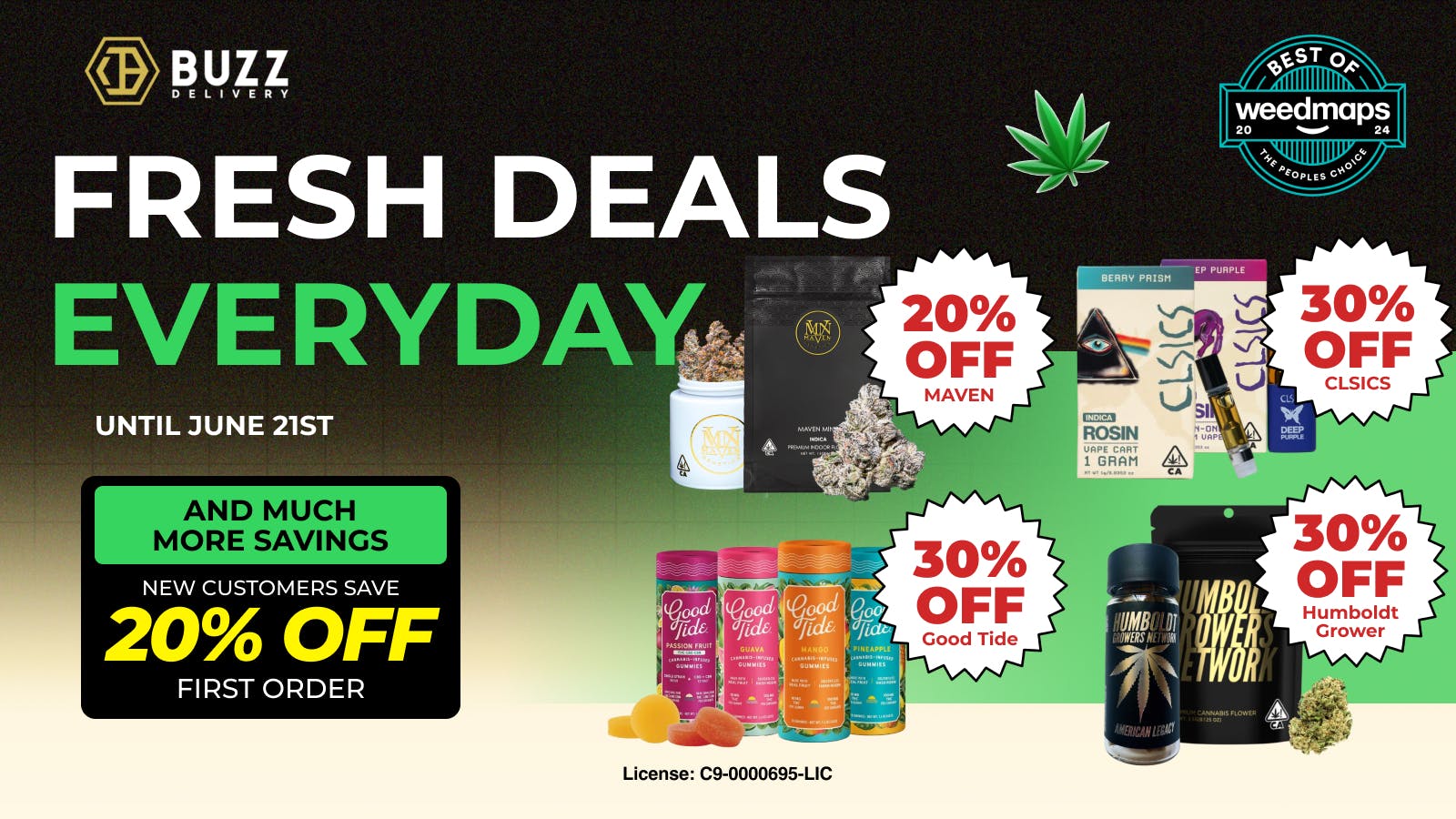 Buzz Delivery - Martinez / Pleasant Hill Valid Until June 21st - Fresh Deals Everyday