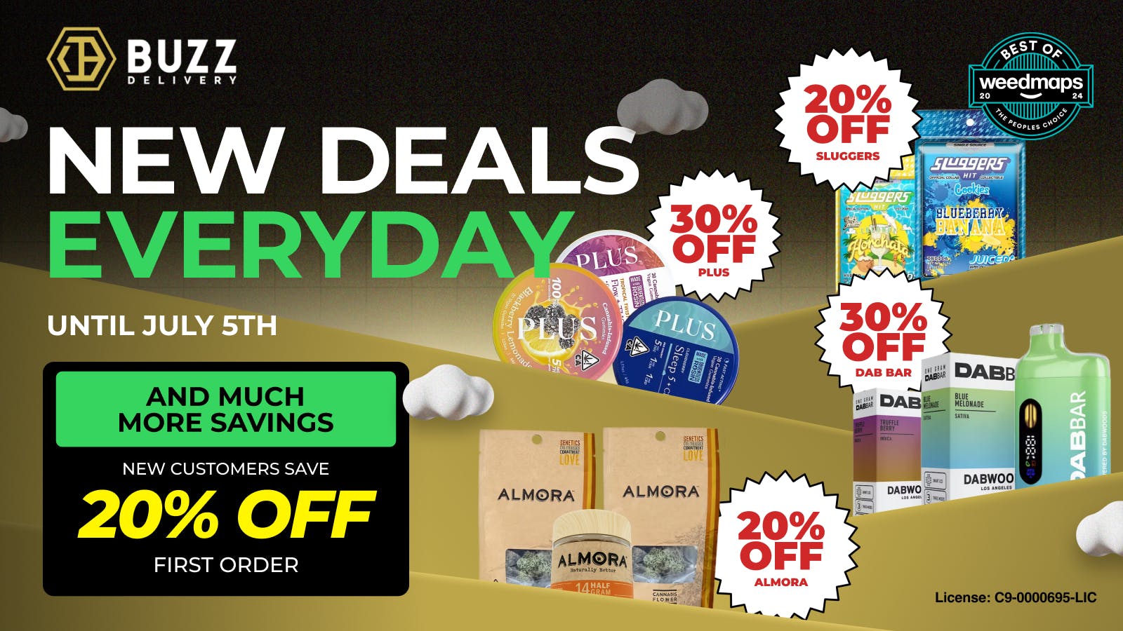 Buzz Delivery - Fremont / Milpitas / Union City Valid Until July 5th - New Deals Everyday