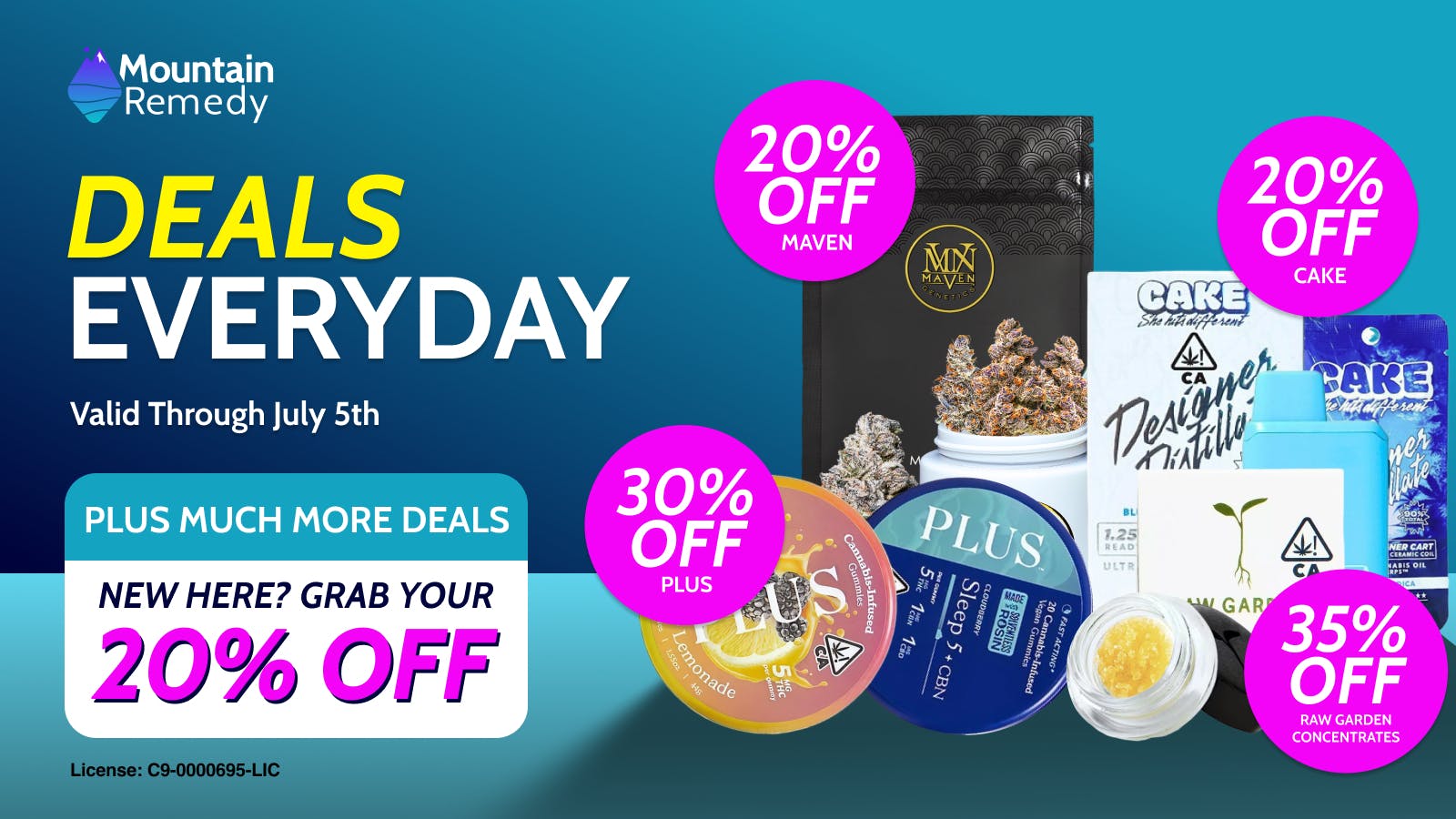 Mountain Remedy - San Mateo Deals Everyday - Valid Until July 5th