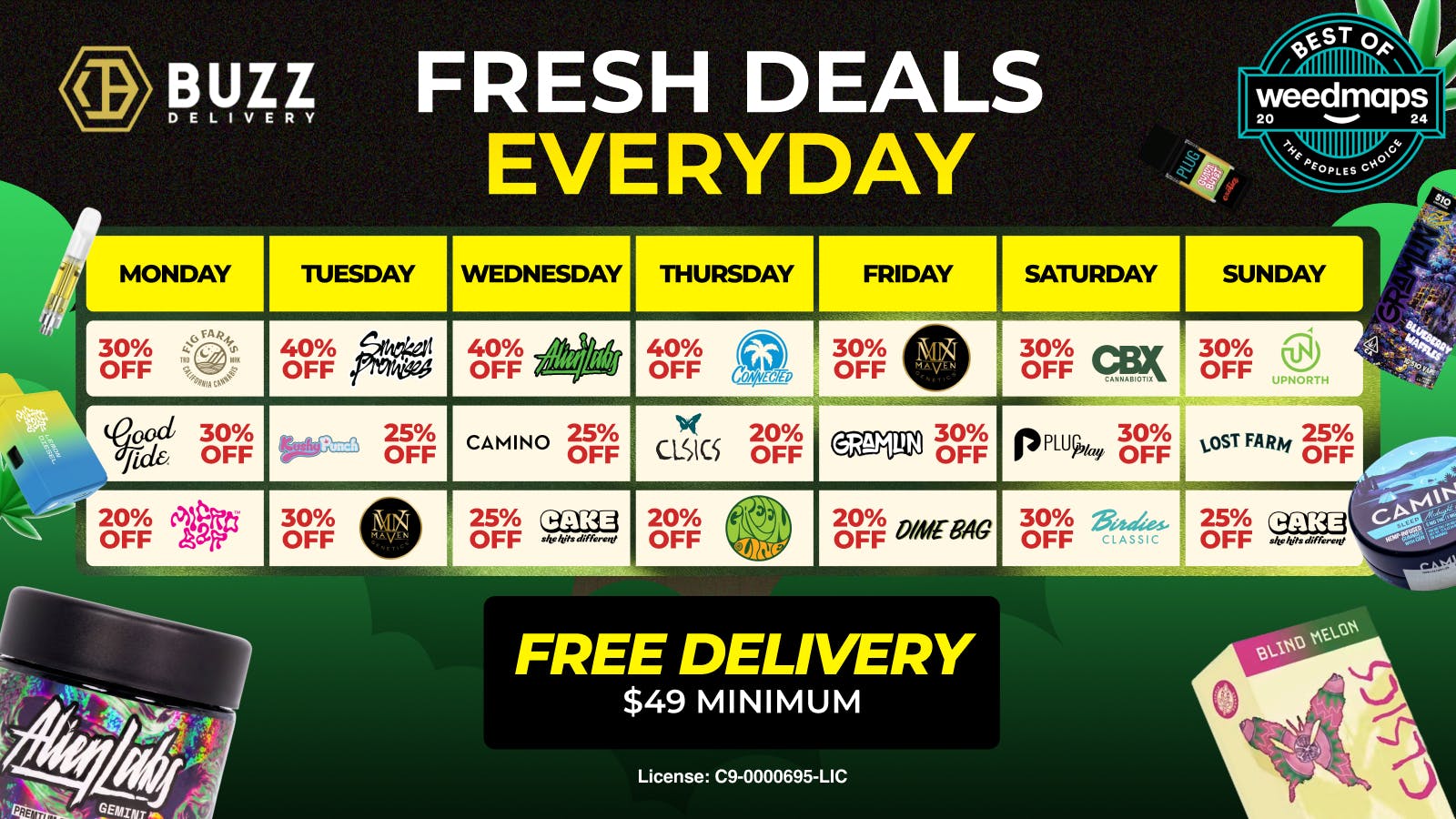 Buzz Delivery - San Francisco* Fresh Deals Everyday