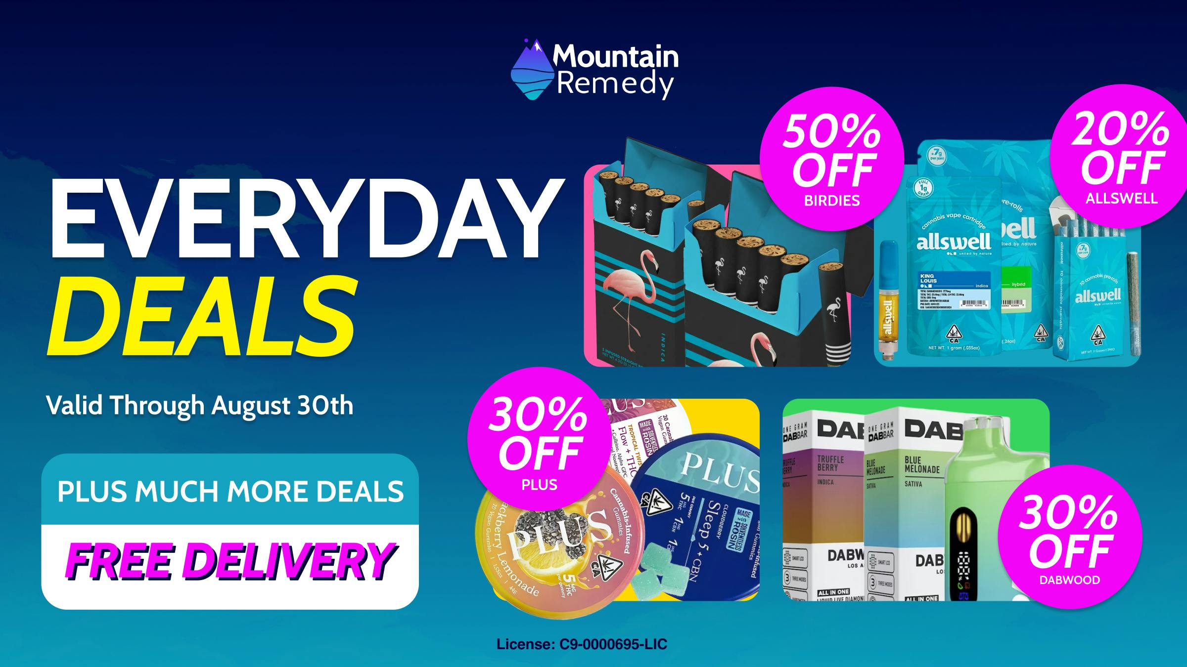 Mountain Remedy - San Mateo Fresh New Deals - Valid Until August 30th
