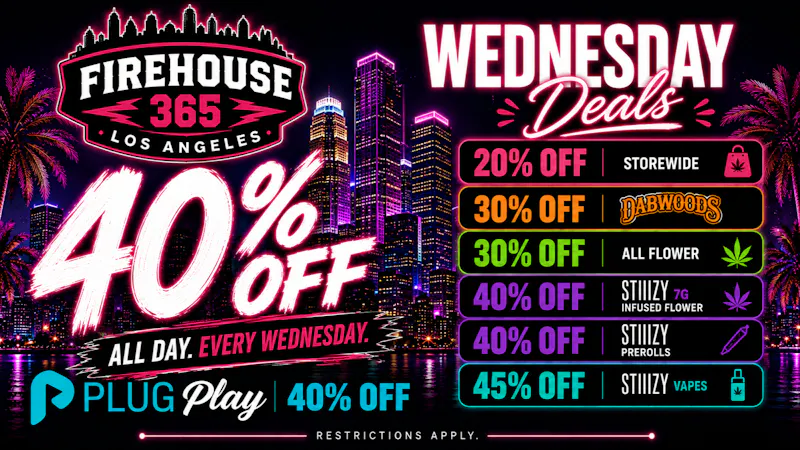 Firehouse365 Maywood Weed Dispensary 🔥WEDNESDAY DEALS🔥