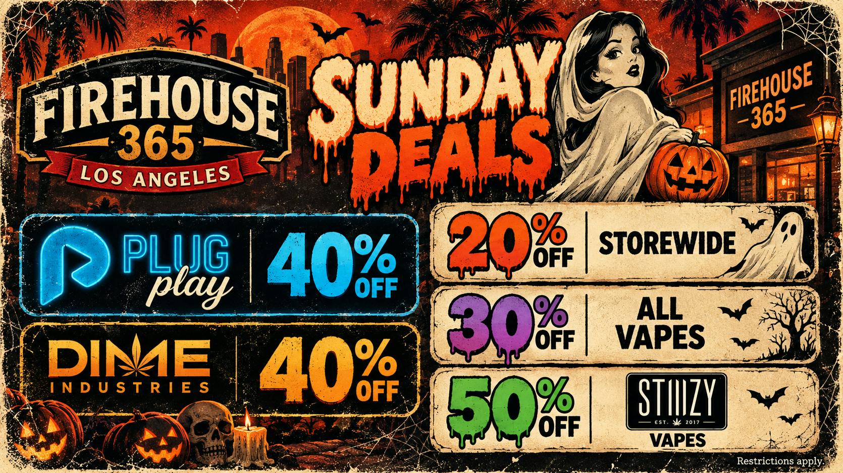 Firehouse365 Maywood Weed Dispensary 🔥SUNDAY DEALS🔥40% OFF PLUGPLAY/30% OFF ALL VAPES
