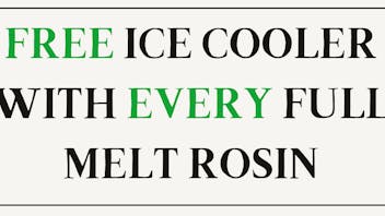 Herbal Remedies Free Travel Ice Coolers For Every Full Melt Rosin