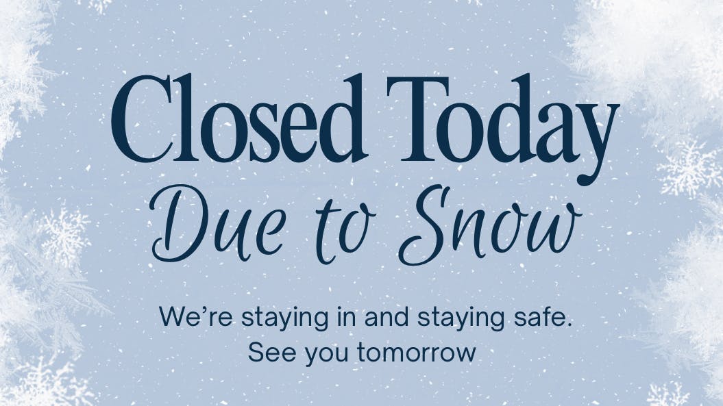 Herbal Remedies Closed Today For The Storm