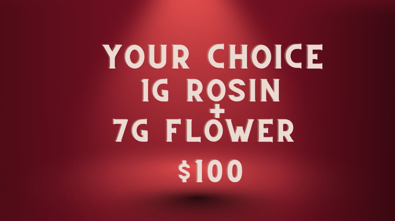 Herbal Remedies 1g ROSIN + 7g FLOWER $100 - You Select The Strains
