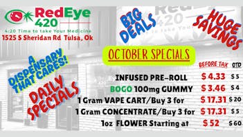 RedEye 420 END OF THE MONTH SALE!!!!