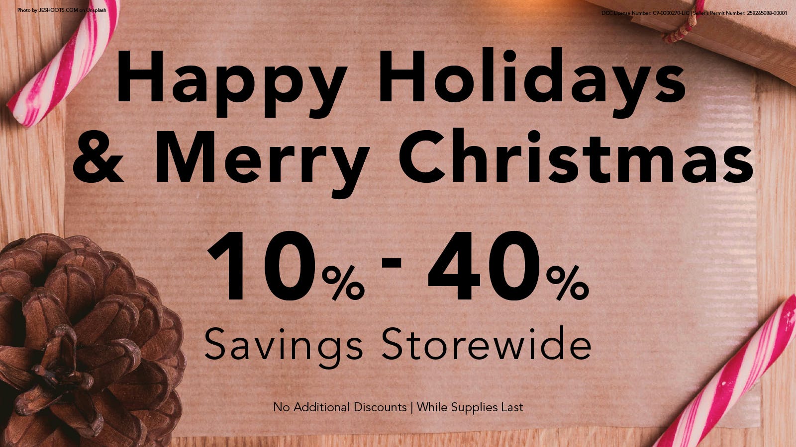 The Good People Farms - Davis 10% To 40% Storewide Holiday Savings