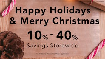 The Good People Farms - Davis 10% To 40% Storewide Holiday Savings