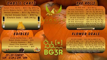 Higher Specials of The Day!!
