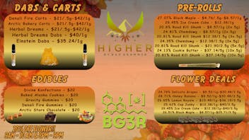 Higher Specials of The Day!!