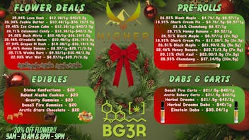 Higher Specials of The Day!!