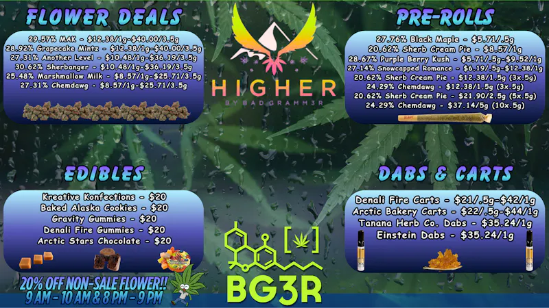 Higher Great Specials, All Day Long