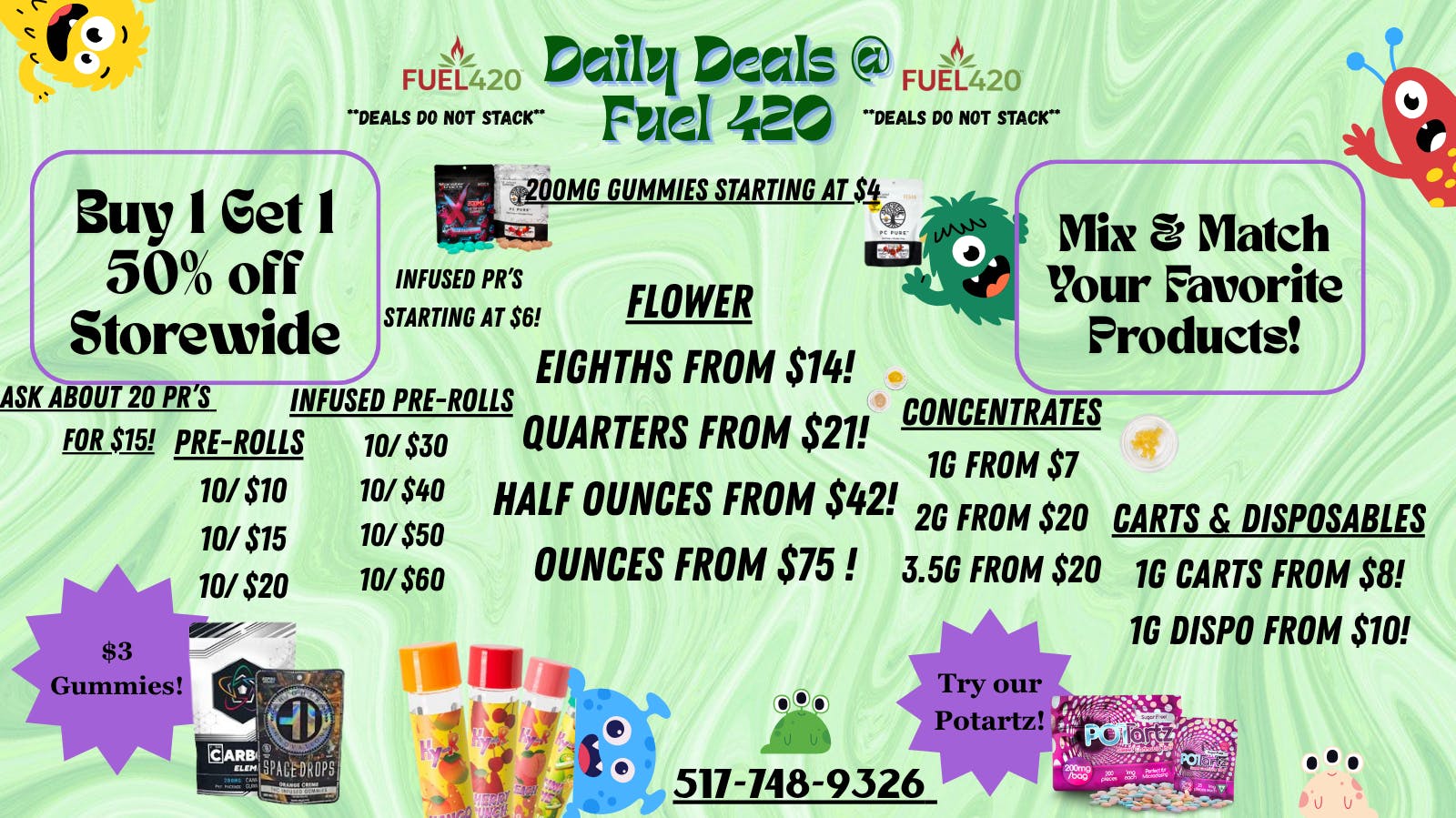 Fuel 420 Monster "Buy More, Save More!"