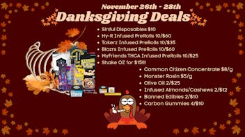 Fuel 420 Danksgiving Deals!