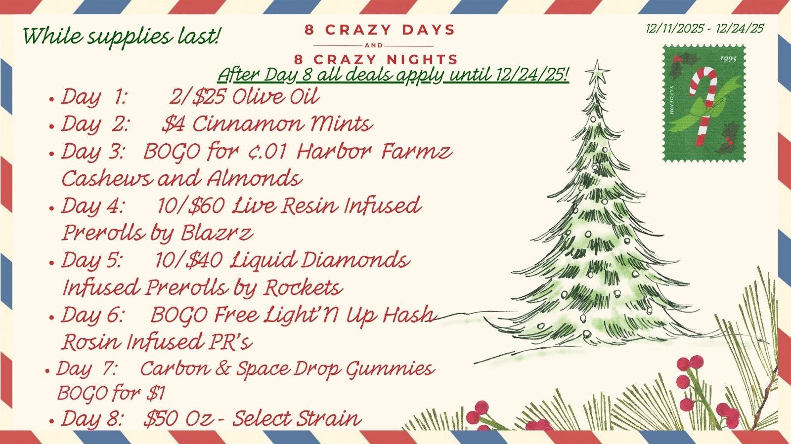 Fuel 420 Holiday Deals at Fuel 420!