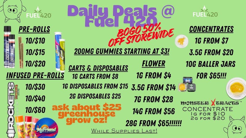 Fuel 420 Monster "Buy More, Save More!"