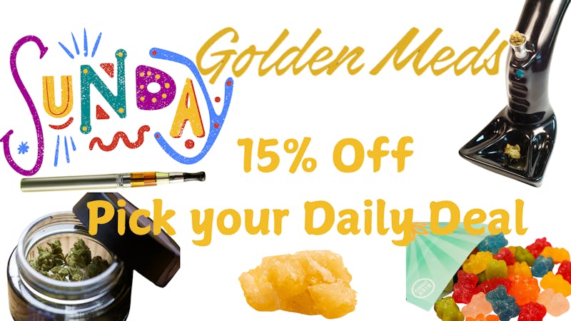 Golden Meds - Pikes Peak Pick your Daily Deal 15% OFF Sundays