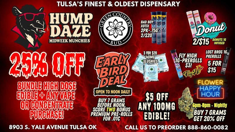 Green Country Bud - 91st & Yale Ave 🐺HUMPDAZE HOWL-O-WEEN | 25% OFF Bundles+EarlyBird