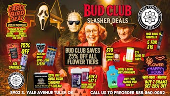 Green Country Bud - 91st & Yale Ave 🎃 Slash Your Total! 25%Off Flower+Horror Specials