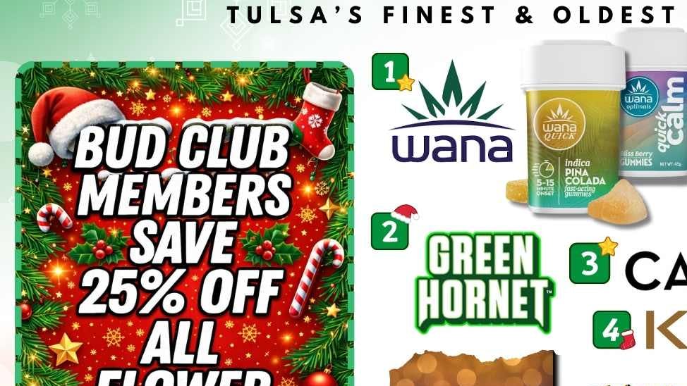Green Country Bud - 91st & Yale Ave 25% OFF Flower + BOGO $1 Edibles TODAY