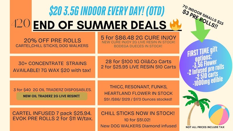Terra Wellness NEW $2 PRE ROLLS! $20 for 28 pre roll pack!