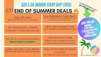 Terra Wellness $25 OTD 7G DANK FLOWER! 3 for $20 Shake Ozs!!