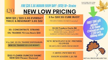 Terra Wellness NEW $1.50 Pre Rolls! New THICC & JUBEL Flower.