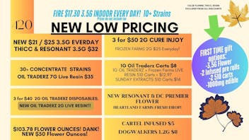 Terra Wellness $20 INJOYS! New Resonant & Reign Flower.