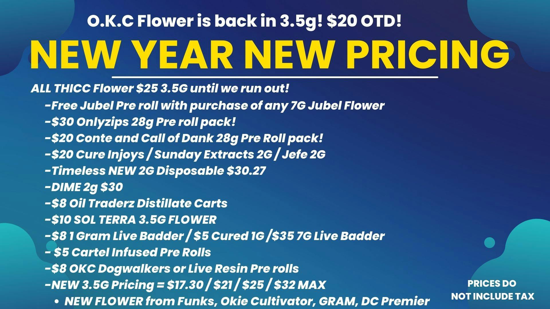 Terra Wellness $30 & $40 Flower Ounces ! $20 Cure Injoys!