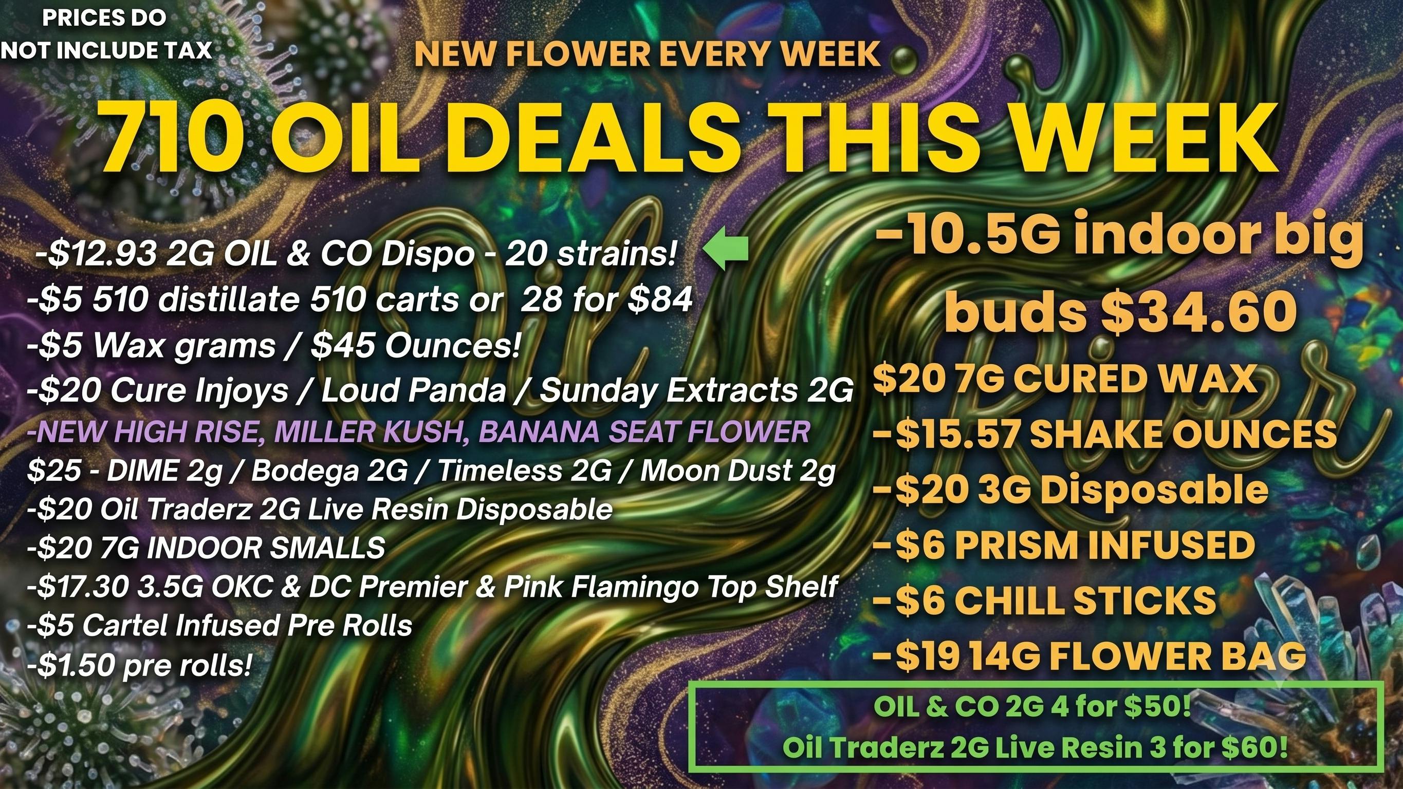 Terra Wellness $5 Cartridges all weekend long! $35 Rosin G's!