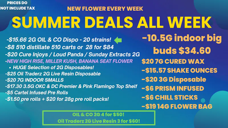 Terra Wellness $18 OTD FIRE Shake ounces! $1.50 pre rolls!