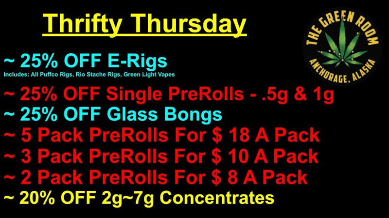 The Green Room AK Thrifty Thursday!