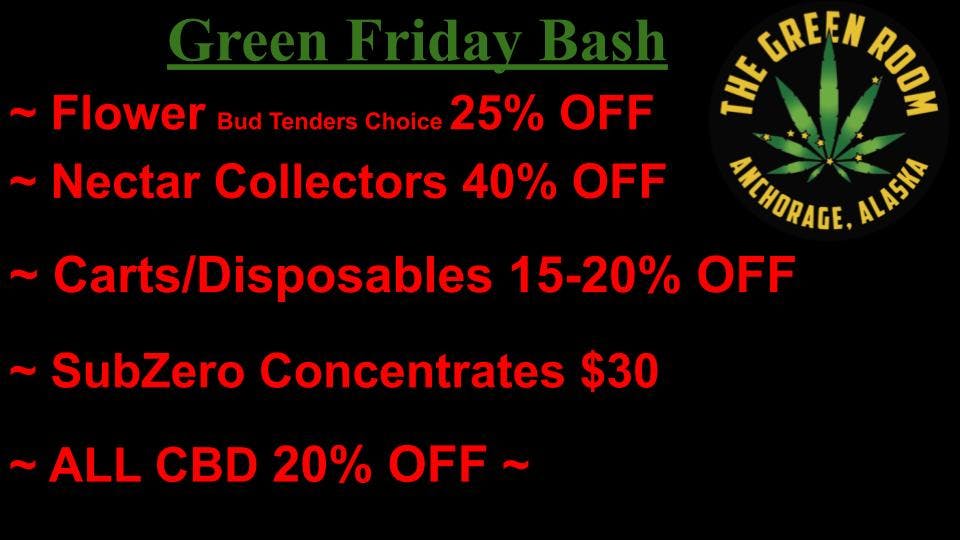The Green Room AK Green Friday Deals
