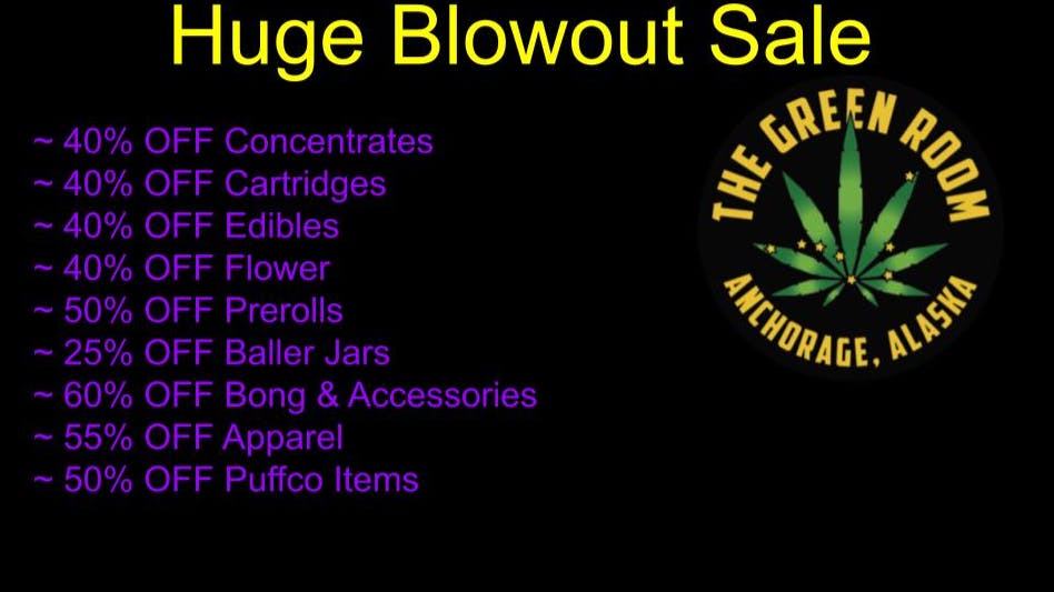 The Green Room AK HUGE Blowout SALE!