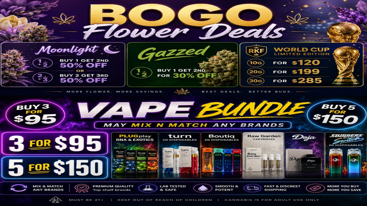 Royal Kush - Simi Valley - Tax Included BOGO on Flowers & Vape Bundle Deals