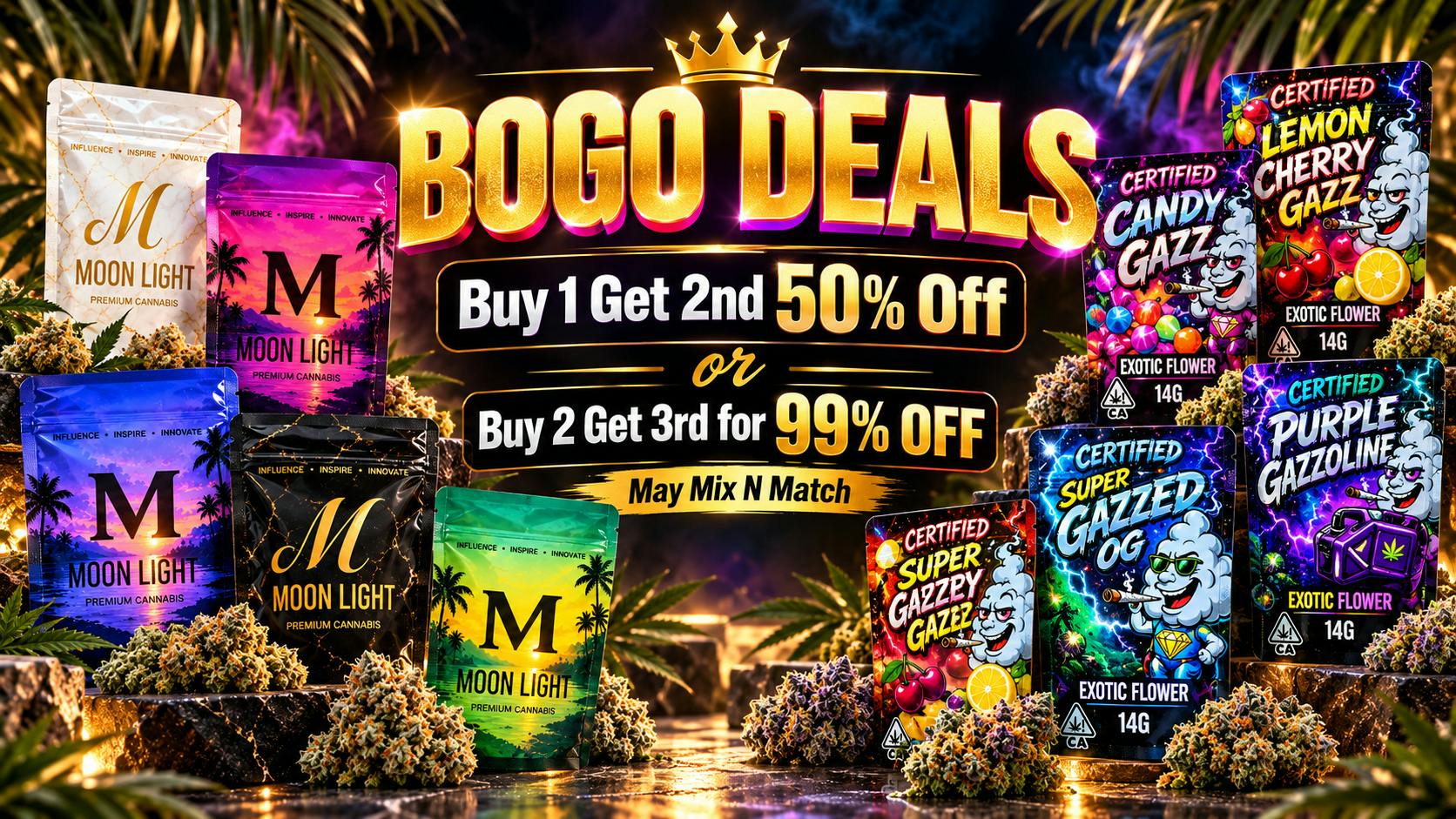 Royal Kush - Covina - Tax Included BOGO FLOWER MAY MIX N MATCH
