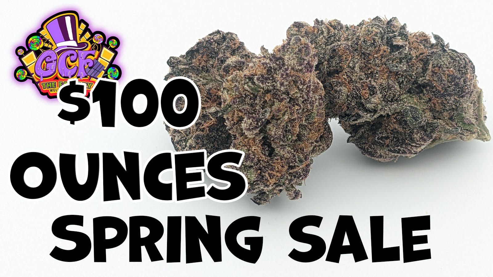 Ganja Candy Factory - Biddeford $100 Top Shelf Ounce Spring Sale