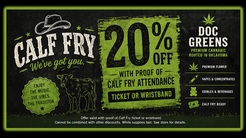 Doc Green's HAPPY CALF FRY WEEKEND!!!