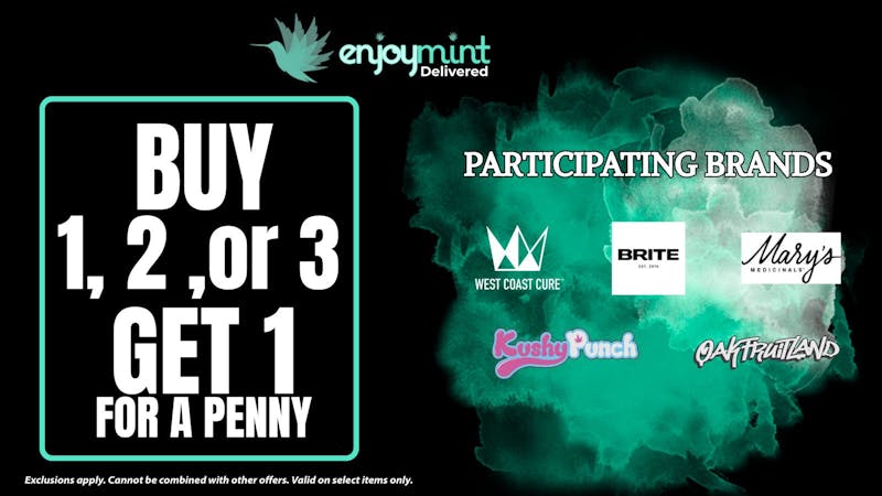 The Sticky Rose now Enjoymint BUY 1 GET 1 FOR A PENNY