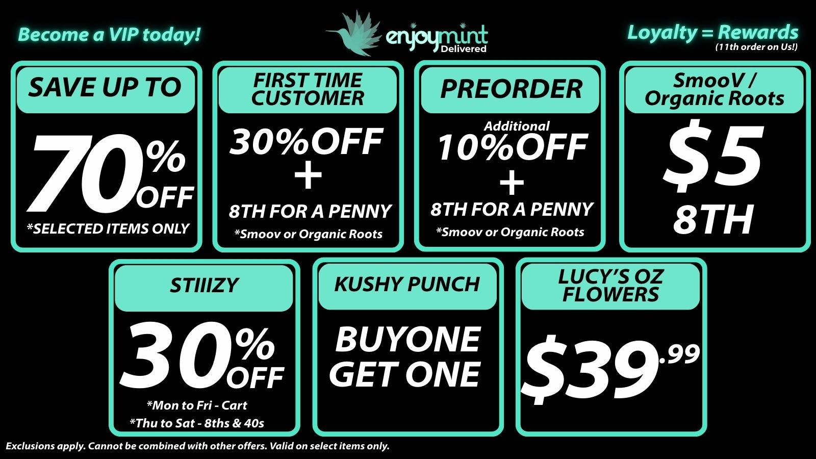 Enjoymint 70% OFF SAVINGS OZ LUCY'S