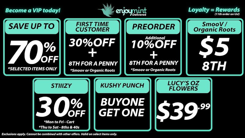 Enjoymint 70% OFF SAVINGS OZ LUCY'S