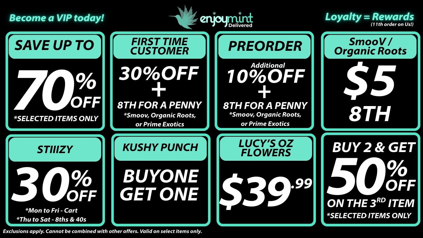 Enjoymint 70% OFF SAVINGS OZ LUCY'S